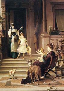 Sister's Homecoming by Luigi Crosio