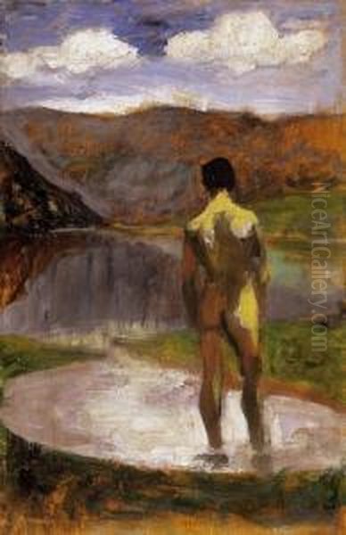 Stepping In The Water - view 1
