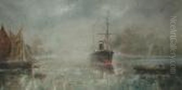 Shipping Off A Coast - view 1
