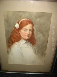 Young Girl With White Blouse Young Girl With White Blouse