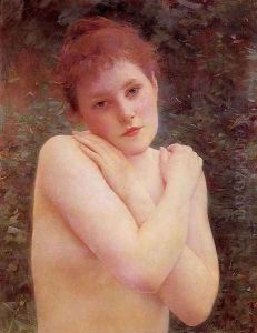 Nude by Louis-Joseph-Raphael Collin