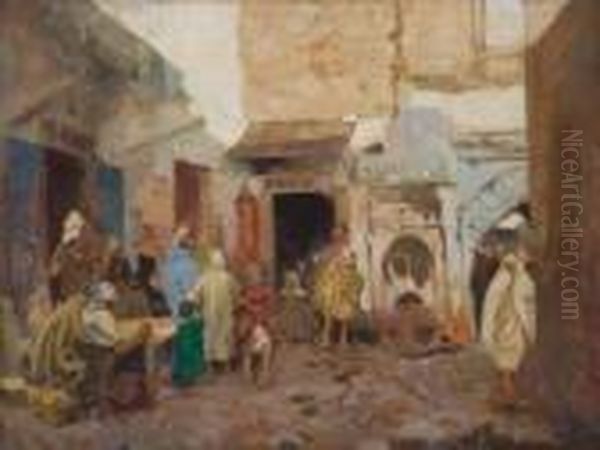 North African Street Scene - view 1