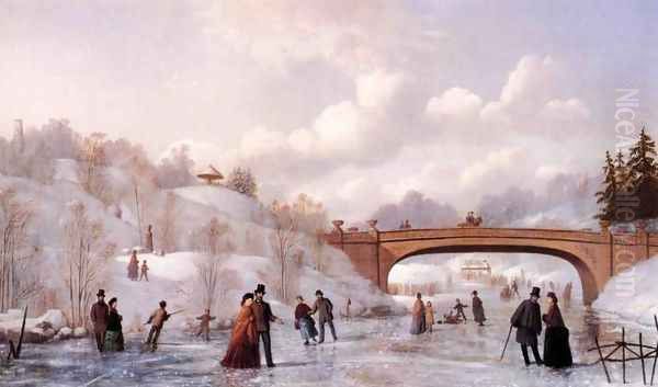 Skating in Central Park - view 1