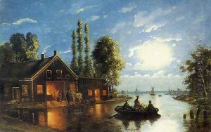 The Forge by Moonlight by Johann Mongels Culverhouse