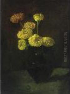 Bloemstilleven by Dick Ket
