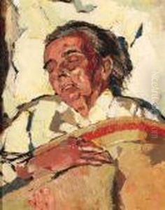 The Artist's Grandmother, Mrs. M. Otten-van Steenbergen by Dick Ket