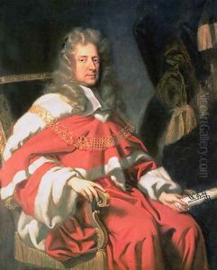 Portrait of Judge George Jeffreys, First Baron of Wem (1648-89) by Johann Closterman