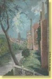 Vue De Bruges En 1907 by Vital Keuller