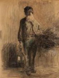 An Old Man With Hay Under His Arm An Old Man With Hay Under His Arm