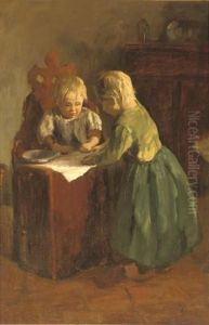 Little Sisters by Jacob Simon Hendrik Kever
