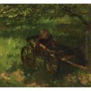 A Baby In A Rumbling Cart