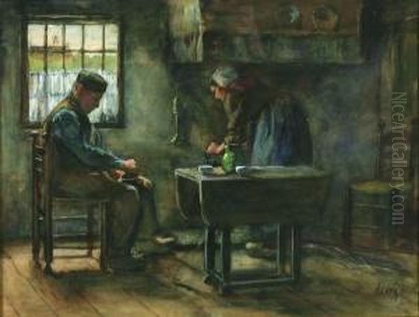 Man And Woman In A Kitchen - view 1