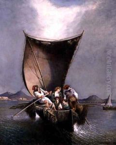 The Fisherman's Family by Consalvo Carelli