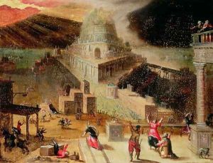 The Destruction of the Tower of Babel by Hendrick van Cleve