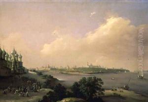 View of Yaroslavl, Russia, 1860 by Nikanor Grigorevich Chernetsov