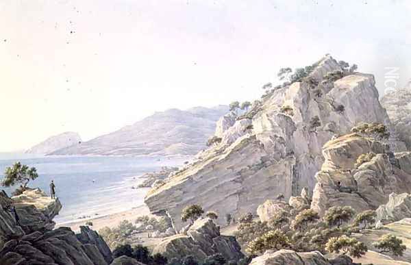 View of the Crimean coast near Oreanda, 1834 - view 1