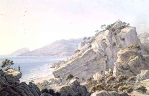 View of the Crimean coast near Oreanda, 1834 by Nikanor Grigorevich Chernetsov