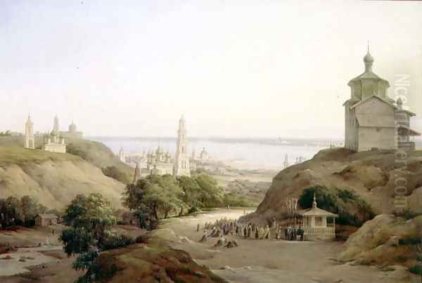 View of Yuryevets, on the Volga, 1851 - view 1