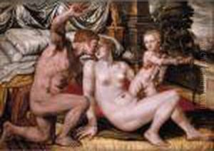 Mars And Venus by Willem Adriaensz Key