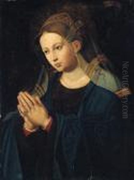 The Virgin At Prayer - view 1