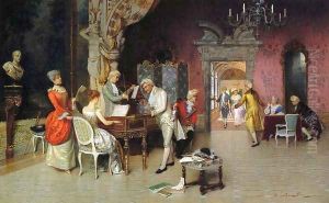 A Musical Party by Oreste Costa