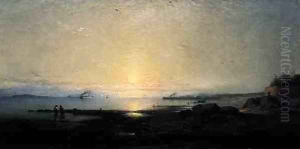 The Firth of Forth from Cramond, 1864 - view 1