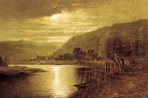 Tintern Abbey at sunset