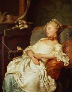 The Sleeper, 1759 by Jean Francois Colson