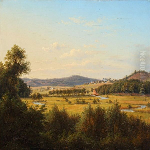 Landscape By A Village - view 1