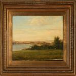 Summer Landscape Witha View Of Haderslev, Denmark Summer Landscape Witha View Of Haderslev, Denmark