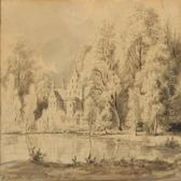 Landscape With Renaissance Castle - view 1