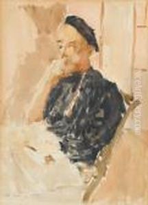 Portrait Of Lippy Lipschitz by Wolf Kibel
