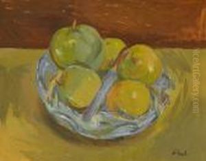 Still Life Of Apples by Wolf Kibel