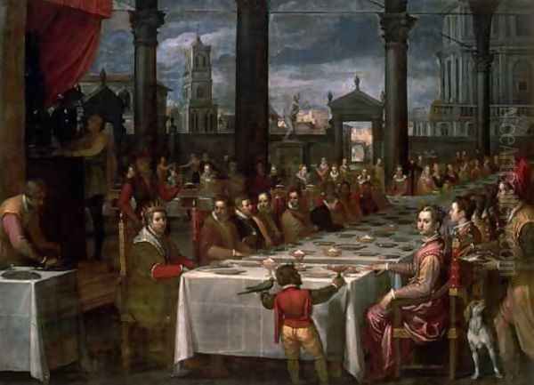 Wedding banquet of Grand Duke Ferdinand I of Tuscany 1549-1600, 1590 - view 1