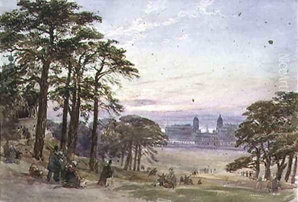 Greenwich Hospital from the Observatory - view 1