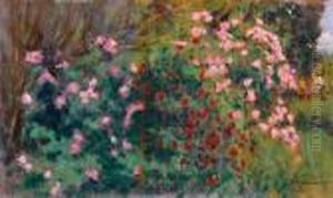 Rosaio In Fiore by Giorgio Kienerk