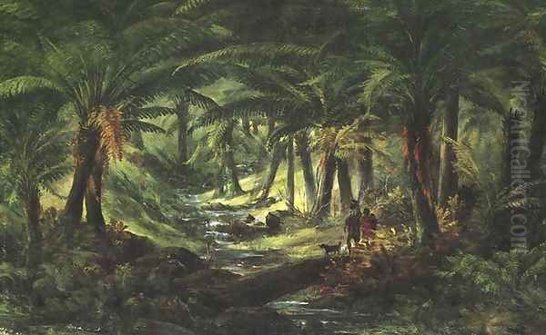 Fern Gully with Aboriginal Family - view 1