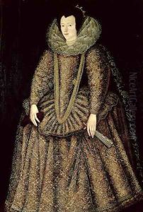 Portrait of a Lady in Elizabethan Dress by John de, the Elder Critz