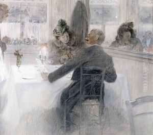 The Rendez-Vous, 1899 by Andre Castaigne