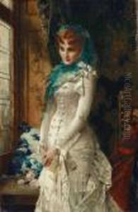 Bildnis Einer Jungen Dame In Kostbarer Robe Bildnis Einer Jungen Dame In Kostbarer Robe
