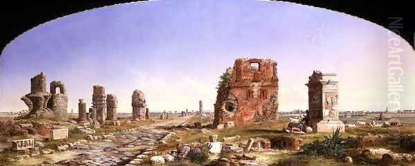 The Appian Way, 1869 - view 1