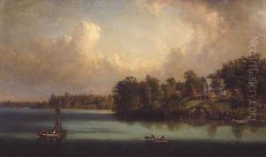 Summer Day on the Lake, c.1880 by John Linton Chapman