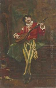 The Mandolin Player by William Anderson Coffin