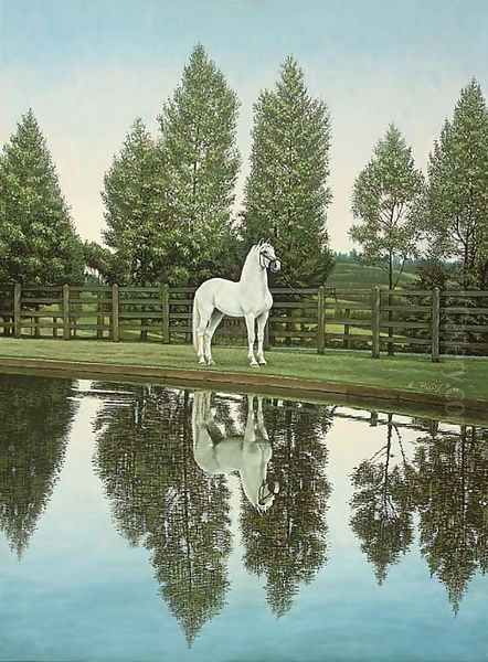 The white stallion - view 1