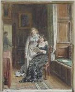 The Valentine by George Goodwin Kilburne