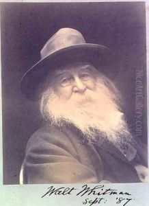 The Laughing Philosopher a portrait of Walt Whitman (1819-91) September 1887 by George C. Cox