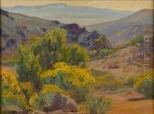 A Ravine With A Distant Valley - view 1