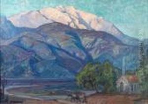 Landscape With A Miner And A Pack Mule