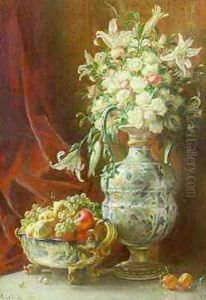 Still Life with Flowers by Angelo Graf von Courten