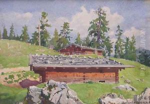 Grunsee Alm by Angelo Graf von Courten